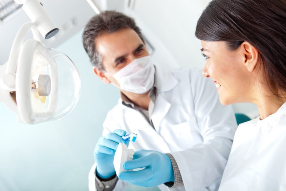 Talk to your dentist about dental crowns.