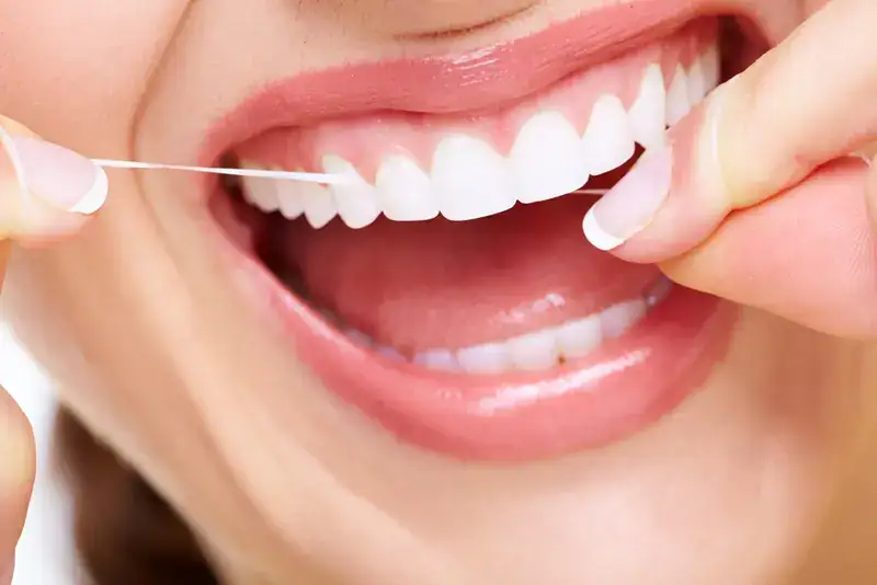 It's just as important to floss as it is to brush.
