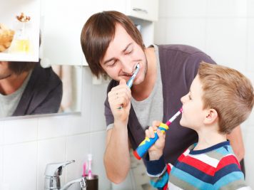 You need your teeth twice every day, for two minutes each time.